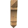 thumbnail image 2 of Ekena Millwork 6"W x 22"D x 26"H Legacy Arts & Crafts Rough Sawn Bracket, Western Red Cedar, 2 of 4