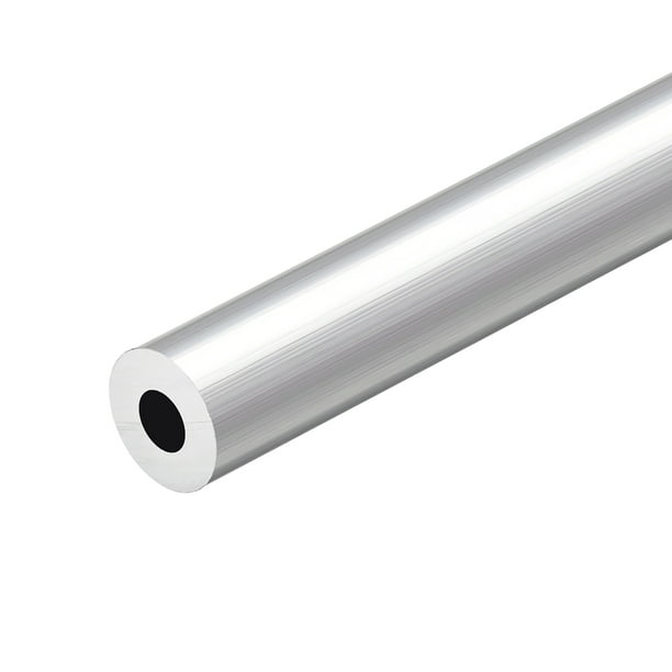 Tuberías redondas de aluminio Uxcell 6063, tuberías rectas sin costuras 16mm x 7mm x 300mm