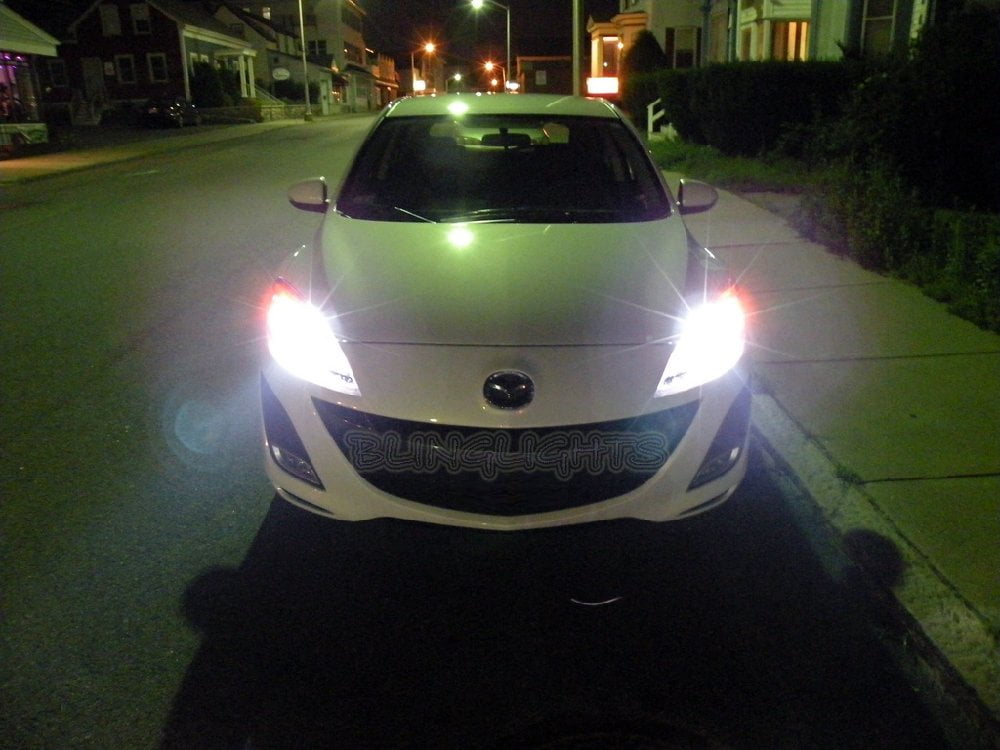 white headlights