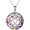 Purple-Celtic Necklace for Women, variant on Celtic Jewelry for Women Sterling Silver Good Luck Celtic Knot Irish Necklace with AB/Volcanic Crystal Jewelry Valentines Day Gifts for Women Men 18