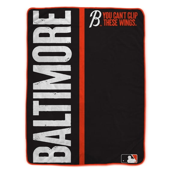 Pegasus Baltimore Orioles 66" x 95" Oversized City Connect Blanket