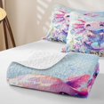 thumbnail image 4 of Erosebridal Colorful Cute Axolotl Twin Quilt Set,Watercolor Coral Twin Coverlet Set For Girls,2 Pieces, 4 of 7
