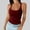 Dark Purple, variant on LoTiSee Women's Scoop Neck Ribbed Tank Top – Sleeveless Fitted Basic Camisole for Summer, Office & Casual Layering