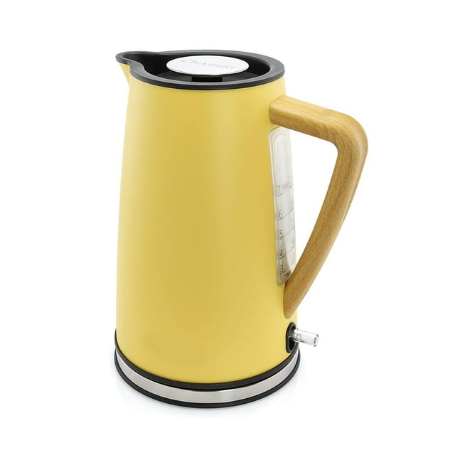 Electric Kettle 1500W Electric Pour Over Coffee and Tea Pot with Auto shut-off Portable 1.2QT Hot Water Boiler with Water Level Window and Lid for Living Room Bedroom Office Home In