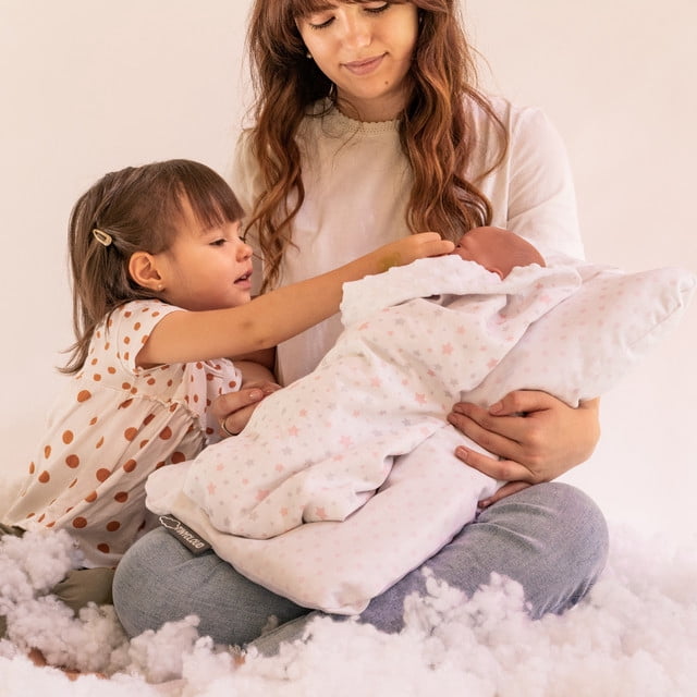 MiniCloud | Topponcino Montessori para recién nacido TINYCLOUD Polkadots Rosa