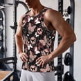 thumbnail image 5 of Salouo Butterflies1 for Men's Tank Tops,Sleeveless Muscle Shirts for Men Quick Dry Workout Tank Top Gym Muscle Tee Fitness Bodybuilding Sleeveless T Shirt-X-Large, 5 of 7