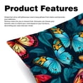 thumbnail image 2 of Butterfly with Unique Patterns - Set of 2 for Pillows Covers - Available in 16x16, 18x18, 20x20 Inches - Great for Throw Pillow Covers - Versatile for Various Occasions, 2 of 6
