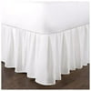 Mainstays Ms Solid Arctic White King Bedskirt