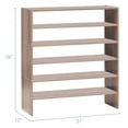 thumbnail image 2 of Costway 3 PCS Porte-Chaussures Empilable Étagère de Rangement Horizontale de 31 Pouces Naturel, 2 of 10