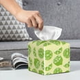 thumbnail image 6 of Yiaed Various Lemons Print Tissue Box Cover, PU Leather Decorative Organizer for Tabletop, Bathroom, Car, Office Creative Decorative, 6 of 7