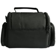Well Padded Fitted Compact Medium DSLR Camera Case Bag w/ Zippered Pockets and Accessory Compartments for Canon EOS Rebel T8i T7 T7i T6i T6S T5i T5 T4i T3i SL1 EOS 90D 80D 0D 60D 7D 6D 5D 750D 700D