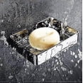 thumbnail image 2 of Wall Mounted Stainless Steel Soap Dish for Bathroom, Home, Kitchen (Golden, 13.5 x 9.5 x 2.5cm), 2 of 5
