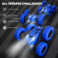 thumbnail image 3 of Coche con control remoto HarworLife 4WD Stunt con luces LED, 3 of 7
