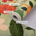 thumbnail image 4 of 5x7ft Floral Area Rug, Machine Washable Ultra Soft Low Pile Non Slip Non Shedding Accent Floor Carpet for Living Room, Bedroom, Dining Room, Office (Beige), 4 of 5