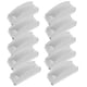 thumbnail image 5 of EeaseMX 20 cajas de 4 cavidades para pastel de arándanos, para pastel de luna, macarrones, para tienda de postres (blancas), 5 of 7