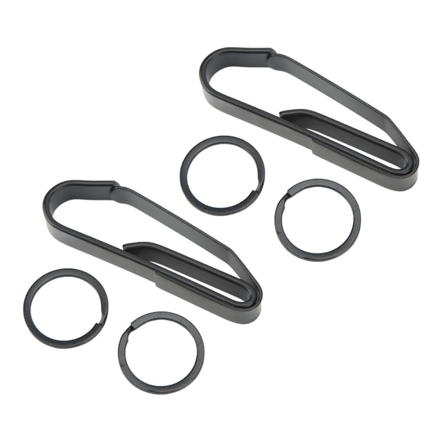 Outdoor Hanging Buckle, 2Pcs Car Fob Key Chain Holder Clip With Key Rings For Casual Pants New Type,Old Type
