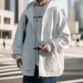 thumbnail image 1 of WILLBEST Sudaderas Navideñas para Hombre, Otoño/Invierno, con Cremallera Completa, Informal, para Uso Diario, Abrigo Superior XXGrande, 1 of 3