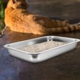 thumbnail image 7 of LOLIPPYY Large Stainless Steel Rectangular Cat Litter Box with Low Edge for Easy Access, 7 of 7