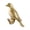 M Gold, variant on Resin Bird Hook, Clothes Storage Hanger Mounted Decorative Animal Hanging Rack for Clothing Bag Bedroom Home Ornament Hallway , M Gold