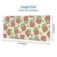 thumbnail image 4 of Disketp Gaming Mouse Pad Frog Hold Strawberry Pattern Large Mouse Mat Long Extended Desk Pad Non-Slip Rubber Mice Pads Stitched Edges Thin Pad (11.8x31.5 Inch), 4 of 9