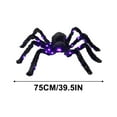 thumbnail image 3 of Araña Brillante, Decoración de Fiesta de Halloween al Aire Libre, Accesorios Trucos Festivos, Araña Grande, Araña Gigante Eléctrica de Peluche, 3 of 6