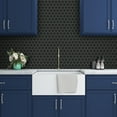 thumbnail image 5 of Sunwings Peel and Stick Backsplash Tile in Hexagon for Kitchen Bathroom Fireplace (10 Tiles,  Black), 5 of 7