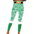 thumbnail image 3 of lcziwo Scrunch Butt Leggings for Women 2025 St Patricks Day Stretchy Tight Trousers Casual High Waisted Tummy Control Yoga Pants Green M, Lightning Sale, 3 of 8