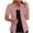 Pink, variant on Abomasnow Blazers Jackets for Women 2025 Summer Short Sleeve Business Casual Cardigans Lapel Open Front Work Office Suit Blazer