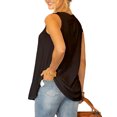 thumbnail image 4 of Doublju Women's Round Neck Sleeveless Tunic Tank Tops (S-3X), 4 of 4