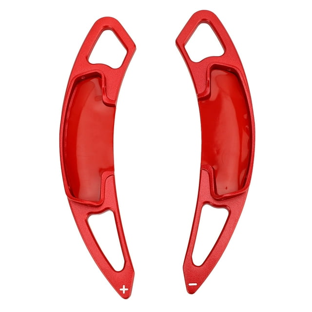 Steering Wheel Shifter Paddle Extension, Comfortable Touch Steering Wheel Shift Paddle for Spirior Red,Black