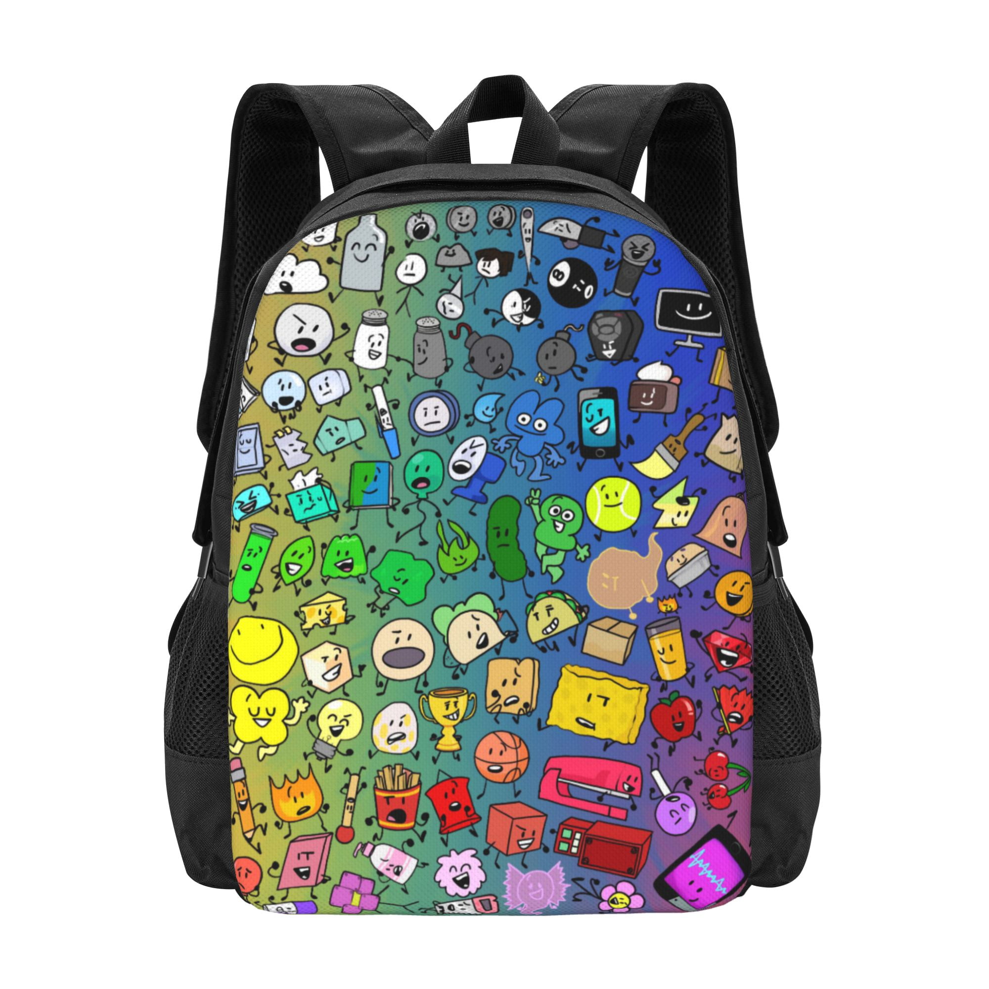 Battle For Dream Island Bfdi Backpack Laptop Knapsack Student Travel