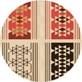 thumbnail image 1 of Ahgly Company Machine Washable Indoor Square Transitional Khaki Gold Area Rugs, 3' Square, 1 of 7