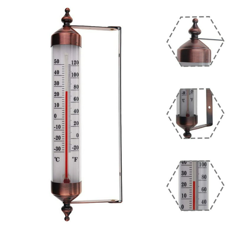  Abicial Wall Hang Thermometer Indoor Outdoor Garden
