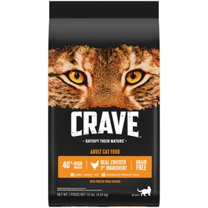 Crave Grain Free Adult High Protein Chicken, 10 lb