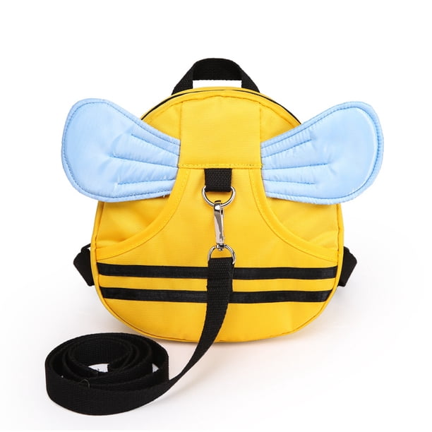 Arnés de seguridad para caminar para bebés, mochila con correa para niños pequeños, asistente de arnés de seguridad para niños con correa, mochila de abeja con alas