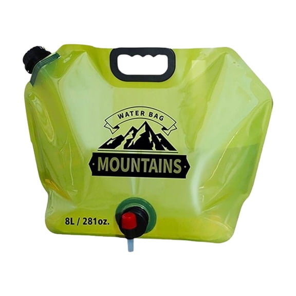 Collapsible Water Container Storage Bag, Portable Folding Hydration Bladder, Large Capacity Thickened BPA-Free Material, Outdoor Gear for Camping Hiking and Emergency Travel