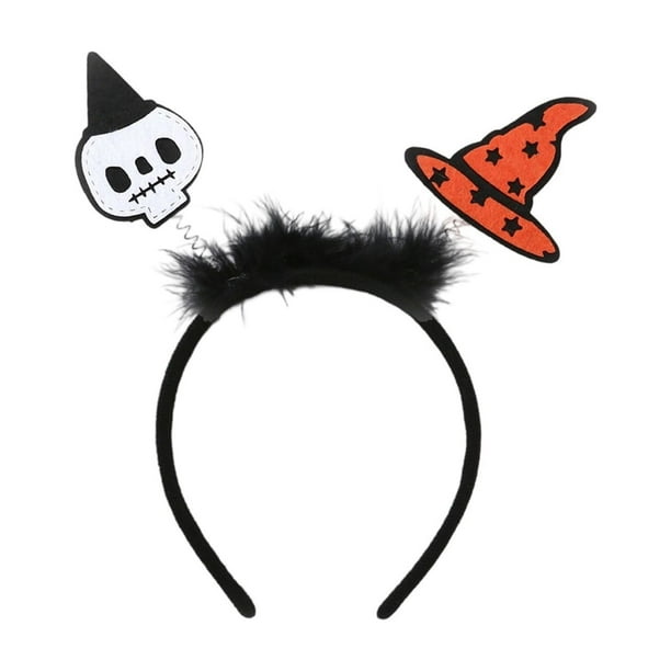Horquillas para el pelo de Halloween Accesorios para el cabello Horquillas con forma de bruja y murciélago para mujeres y niñas Decoración para disfraces de fiesta