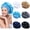 Neutral Colors, variant on 6 Pack Colors Satin Lined Silky Sleeping Bonnets Shower Caps Curly Long Hair Protector Night Large Waterproof Adjustable Wide Brim Band Sleep Hats Hair Wraps for Women Men Girls (Neutral Colors)