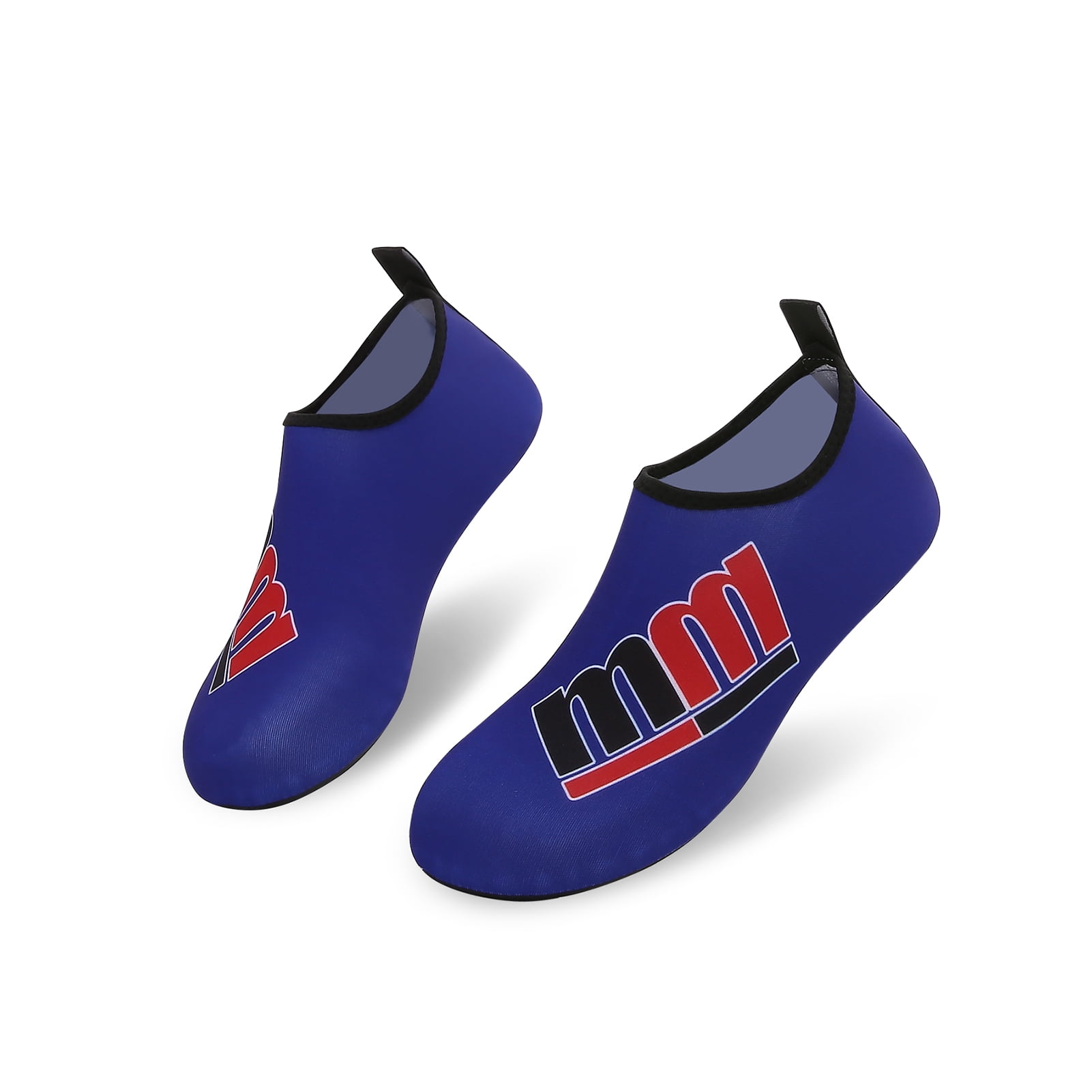 Men and Women a Slip On Barefoot Quick-Dry Beach Aqua Yoga Water Shoes (MM/Purple, 4-5 Women)