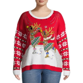 Women's Plus Size Ugly Christmas Sweaters
