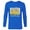 Navy, variant on The Simpsons Isle Style Board Meeting Beach Surfing - Long Sleeve T-Shirt for Men - Customized-White