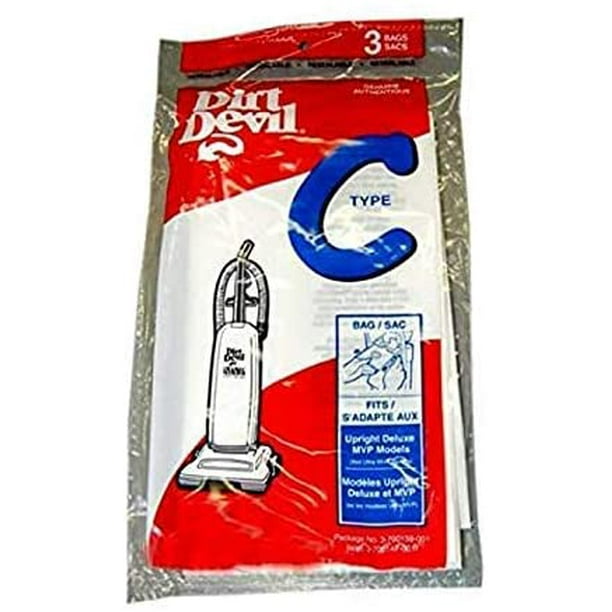 Dirt Devil Royal type C vacuum bags compatible With Upright Deluxe