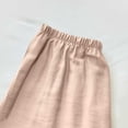 thumbnail image 3 of Lenpel Pajama Pants for Women Lightweight Casual Straight Leg Palazzo Sleep Trousers Flowy Comfy Loose Fit Lounge Pants, 3 of 4