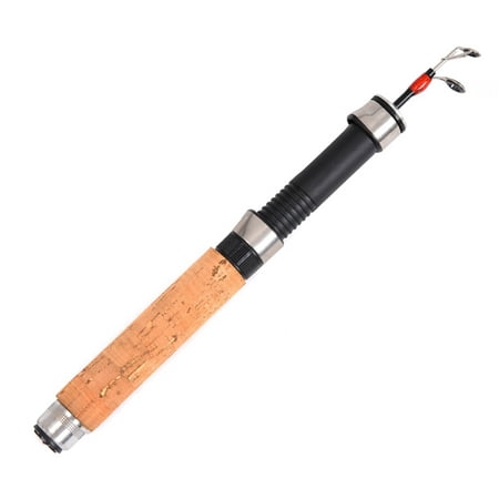 65cm Telescoping Carbon Ice Fishing Rod Mini Pole Winter Ultra-light Fishing