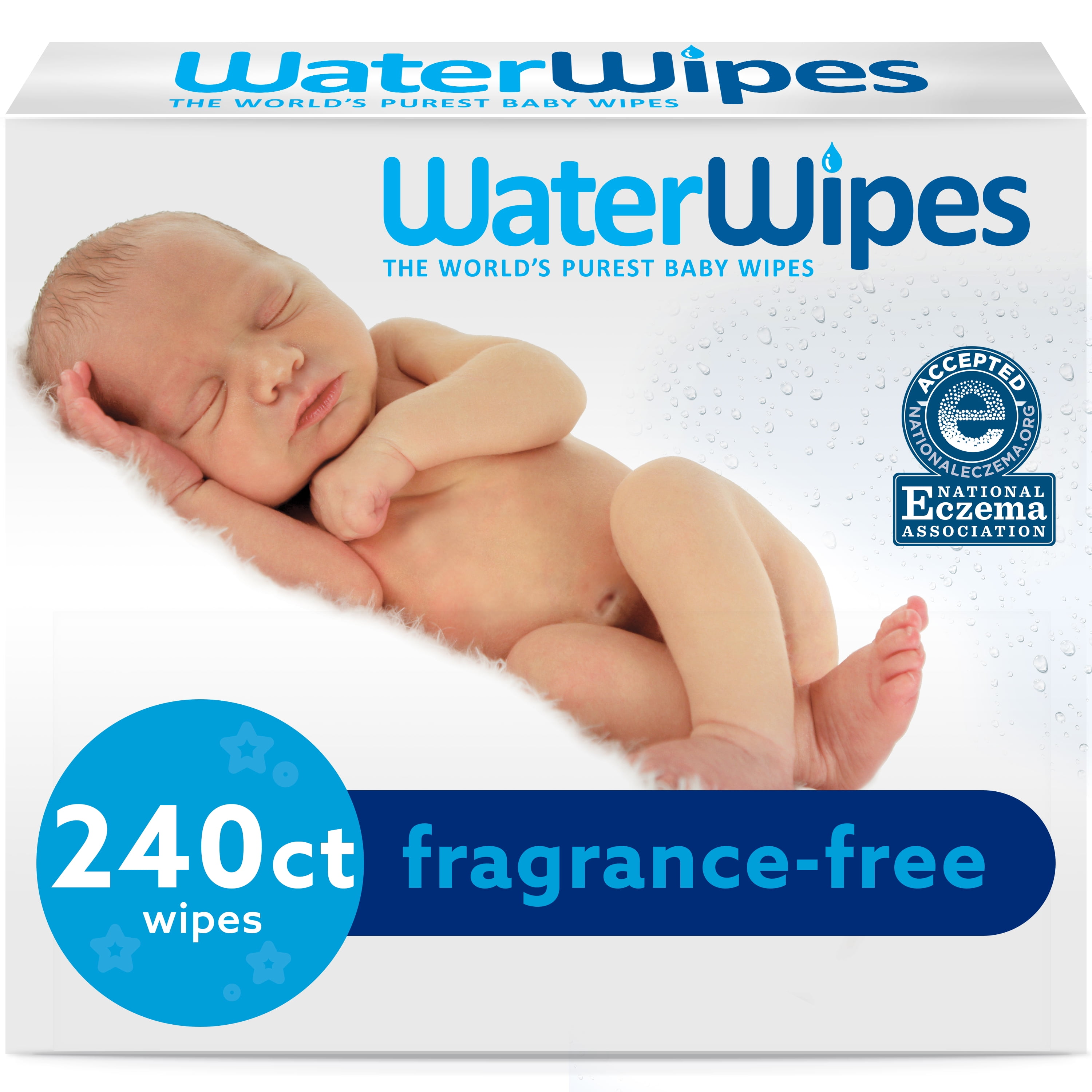 WaterWipes Sensitive Baby Wipes, FragranceFree , 240 Count Walmart