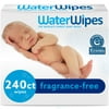 WaterWipes Baby Wipes, Fragrance-Free, 4 Packs (240 Total Wipes)