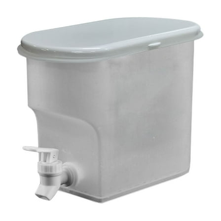 CuiLiyq Beverage Dispenser with Faucet, Plastic Drink Dispenser for Fridge, Cold Water Kettle Milk Lemonade Dispenser Juice Containers With Lids for Party Bar