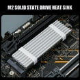 thumbnail image 2 of M.2 SSD NVMe Heat Sink heatsink Aluminum M.2 2280 SSD Hard Disk Heat Sink, 2 of 11