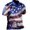Blue, variant on Mens Shirt Patriotic Independence Day Flag Classic Mens Spring Shirt,Blue,L