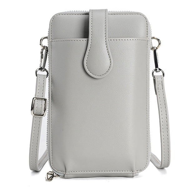Bolso multifuncional del teléfono móvil de la capacidad del monedero del bolso del teléfono móvil de la hebilla del cinturón de las señoras de la PU